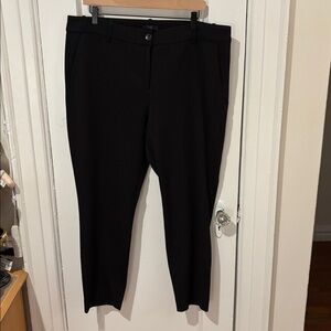 Jcrew black straight leg suit pants